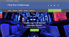 Desktop Screenshot of partybuschattanooga.com